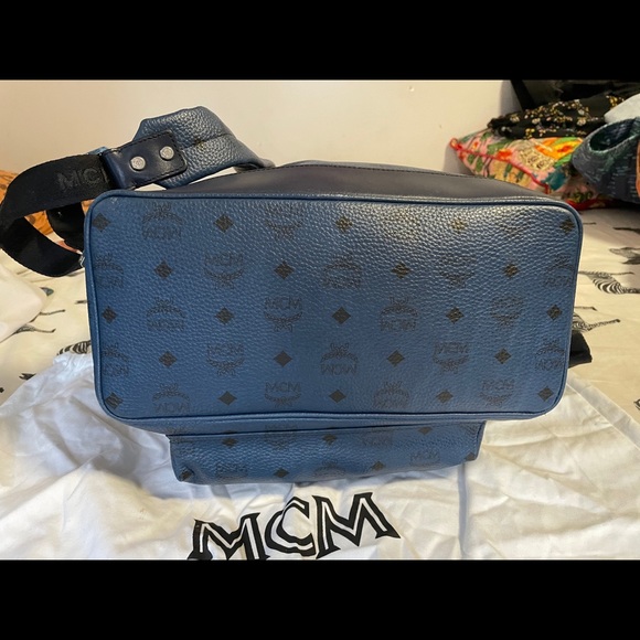 Authentic MCM med Backpack. In AMAZING condition!! main image 7